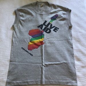 Vintage Live Aid Sleevesless T-shirt